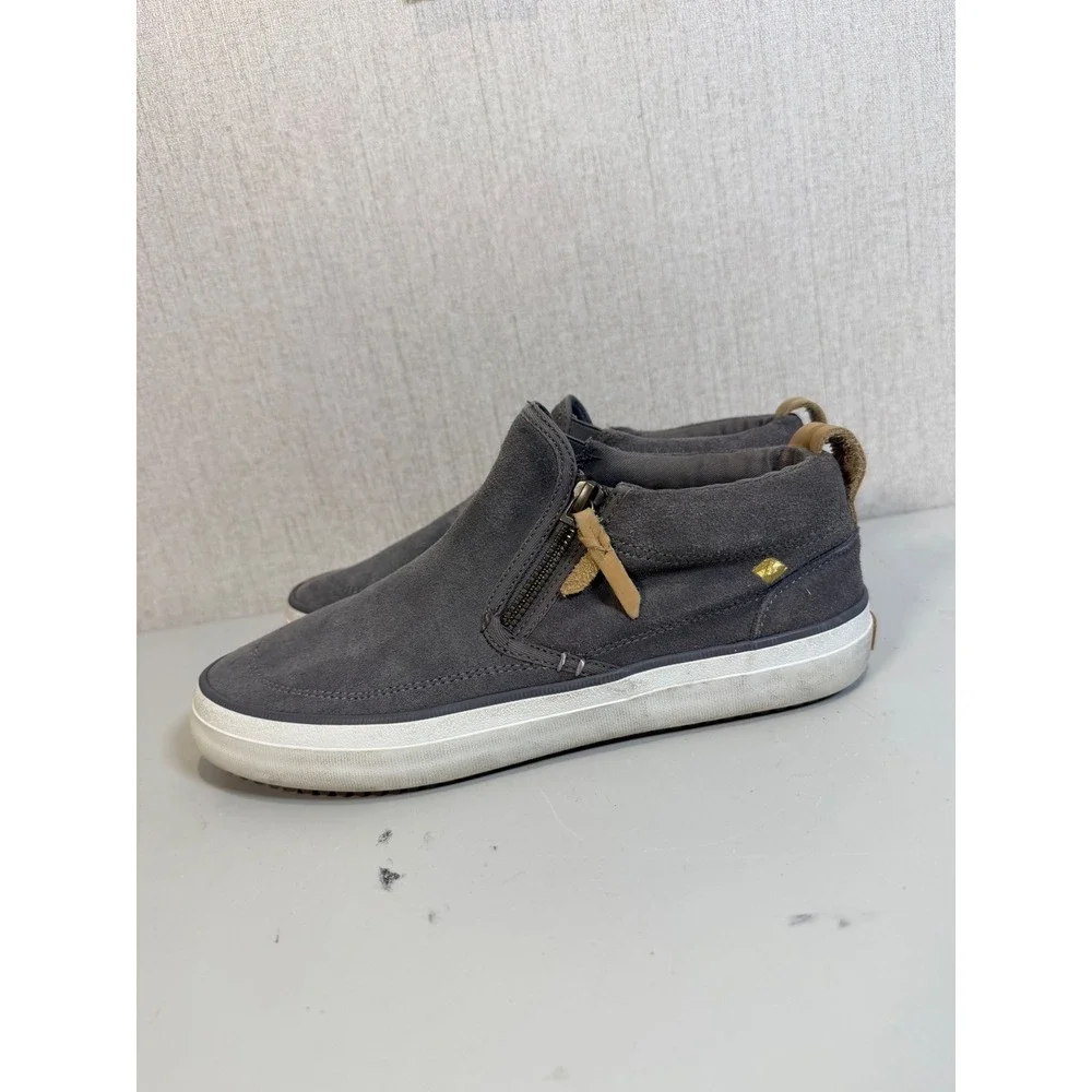 Sperry Topsider Zip Up Sneaker Womans Size 8 Grey‎